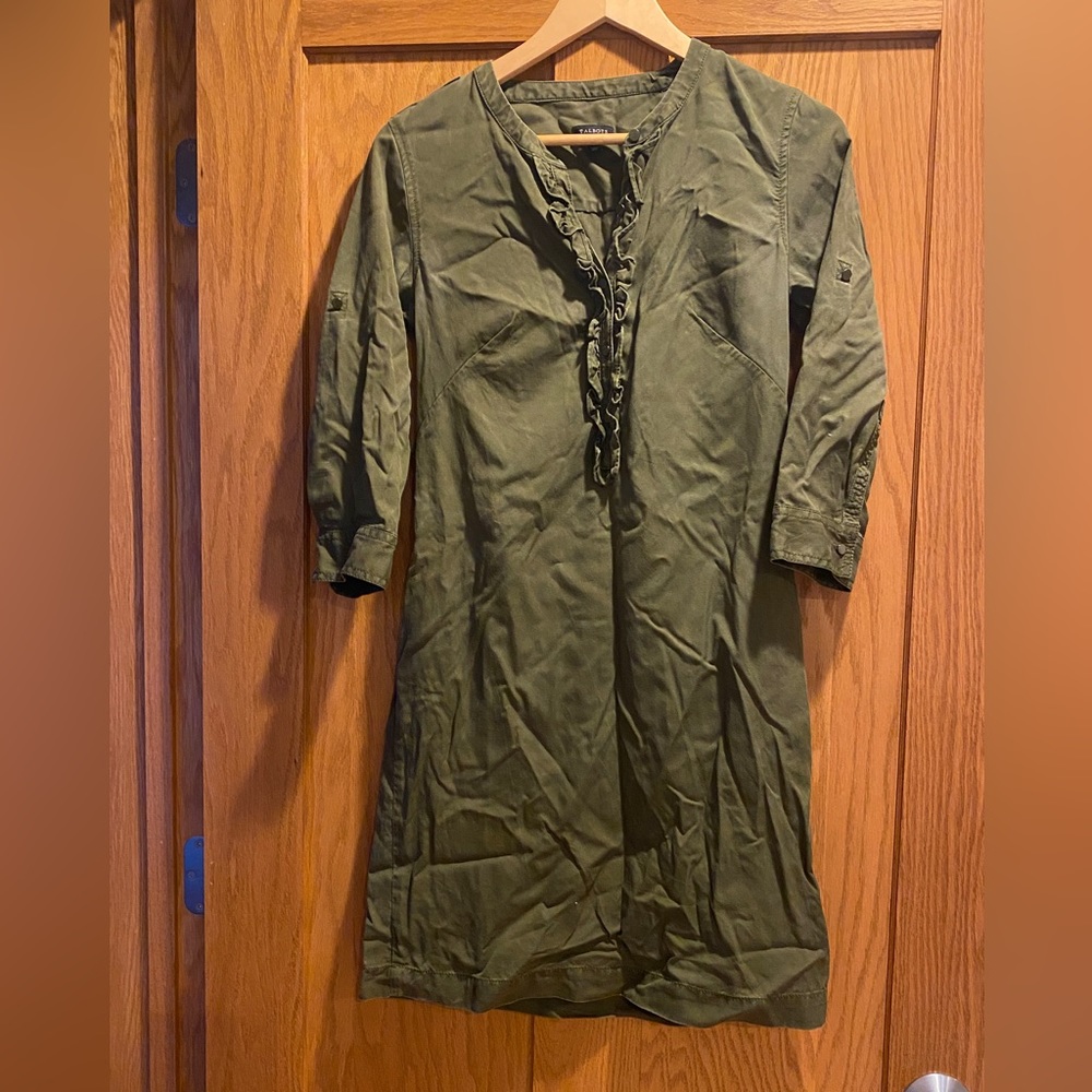Talbots Army Green Dress
